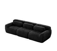 Canapé Cloud modular sofa confort plush noir 291x104x73 cm