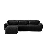 Canapé Cloud Sofa modular doux Plush Noir 291 x 179 x 73 cm