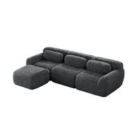 Canapé Cloud Sofa modular plush gris 291.00 x 179.00 x 73.00