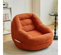 Canapé Confortable Lazy Canapé Fauteuil de Lecture Grand Pouf Poire a Mémoire de Forme Avec Housse Lavable Poche de Rangement pour Enfants Adultes Personnes Âgées B
