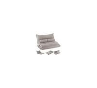 Canapé-lit Paresseux Pliable giantex, avec Dossier Réglable, pour Salon, Chambre, Balcon gris G