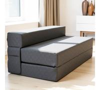 Canapé convertible 140 cm - lit & canapé 2-en-1, confortable, côtelé