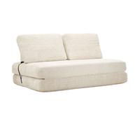Canapé Convertible 2 Places ""Faster"" 150cm Blanc