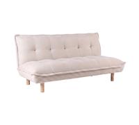 Canapé Convertible 2 Places "Gertrud" 182cm Beige