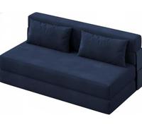 Canapé Convertible 3 en 1, Fauteuil Lit Pliant 1 Place, Chauffeuse Et Siège d'Appoint Économiseur d'Espace