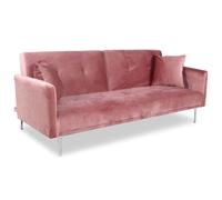 Canapé Convertible 3 Places "Lacla" 191cm Rose