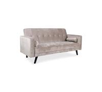 Canapé Convertible 3 Places Scandinave Navya Taupe