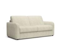 Canapé convertible 3 places TOM en tissu Lincoln 3 beige 185x100x87 cm