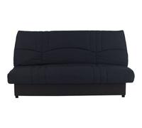 Canapé convertible clic-clac CONFORTEAM PIXIE 3 places noir 190 x 90 x 92 cm