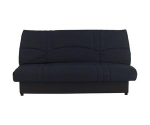 Canapé convertible clic-clac CONFORTEAM PIXIE 3 places noir 190 x 90 x 92 cm