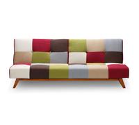 Menzzo Canapé Convertible scandinave Yazu Multicolore