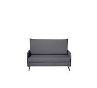 Canapé convertible en tissu gris BELFAST - BELIANI - Contemporain - Design - 2 places - Tissu - Convertible