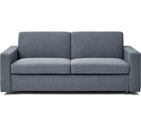 Canapé Convertible Express En Tissu "Diana" - Couchage 140 Cm - 3 Places - Gris