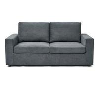 Canapé convertible express en tissu "Elena" - 3 places - Couchage 140 cm - Gris 3 G