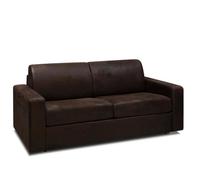 Canapé convertible express style industriel MADAGASCAR 140 cm matelas 16 cm microfibre club vintage vintage