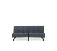 Canapé convertible gris RONNE - BELIANI - Contemporain - Design - Couchage quotidien