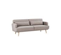 Atmosphera - Canapé convertible JACK - 3 places - Beige - JACK beige G