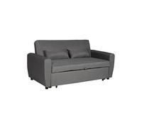Canapé convertible MATT 2 places gris