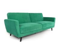Canapé convertible MENZZO - Refresha - Velours Vert - 3 places - Quotidien - Contemporain