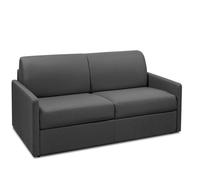 Canapé convertible PARADISO EXPRESS 120cm matelas 14cm gris anthracite