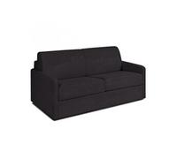 Canapé convertible PARADISO EXPRESS 120cm sommier métal matelas 14cm velours côtelé zoom graphite