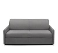 Canapé convertible PARADISO EXPRESS 140cm matelas 14cm gris silver