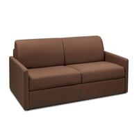 Canapé convertible PARADISO EXPRESS 160cm matelas 14cm marron chocolat