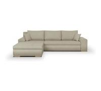 Canapé d angle con ible réversible coffre de rangement Tissu L 289 P 94 188 H 88