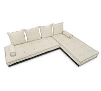Canape d’angle Tatami Medium Duo Latex Kedro 90x200 - Pascall Futon Lin
