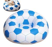 Canapé d'air gonflable,Canapé gonflable rapide sur le thème du football,Pouf gonflable - Convient pour, festival, camping, arrière-cour, piscine, , salon, salon et camping