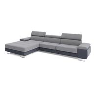 Canapé d'angle avec fonction sommeil ANTON mini Sawana21+Doloro4 Gauche