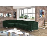 Canapé d'angle Canapé Coussin L Forme Salon Ensemble de canapés Chesterfield