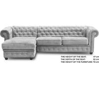 Canapé d'angle Chesterfield Canapé d'angle Canapé Meubles Canapés Canapé d'angle