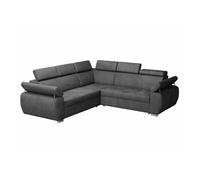 Canapé d'angle Columbus 215, Gris, Fonction de couchage, 260x260x85cm