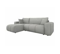 Canapé d'angle Comfivo 361, Gris, Fonction de couchage, 244x145x82cm