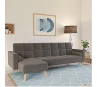 WEBER INDUSTRIES Canapé d'angle Convertible Gauche Asgard/Gris