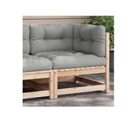 Canapé d'Angle de Jardin avec Coussins, Siège avec Dossier, Meuble de Terrasse Patio Arrière-cour Extérieur, Bois de 838062