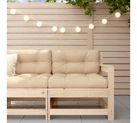 Canapé d'Angle de Jardin Siège Chaise Meuble Terrasse Bois de Pin Massif vidaXL