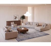 Canapé d'angle de luxe en forme de L Canapé deux places Fauteuil de luxe Meuble rembourré