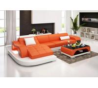 Canapé d'angle design Canapés Canapé rembourré Ensemble d'angle Table basse Nouveau 2pcs