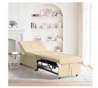 Canape dangle droit convertible haba trading b.v. grace 1 places en tissu noir beige