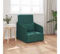 vidaXL Sofa Vert Foncé Tissu en Polyester 200 x 60 x 62 cm Durable