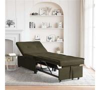 Canape dangle droit convertible haba trading b.v. venlo 2 places en tissu gris gris
