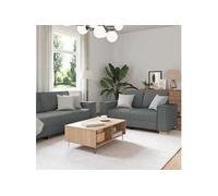 Canape dangle droit fixe classique 6 places en lin