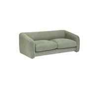 Canape dangle droit fixe. createur dinterieur 3 places en polyester vert