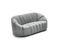 Canape dangle droit fixe GENERIQUE SIDONIE 2 places en velours gris