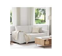 Canape dangle droit fixe GENERIQUE venlo 1 places en simili-cuir blanc blanc