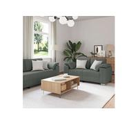 Canape dangle droit fixe GENERIQUE venlo 5 places en tissu gris