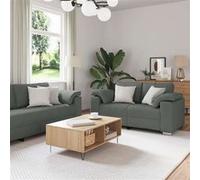 Canape dangle droit fixe GENERIQUE venlo 5 places en tissu gris Taupe