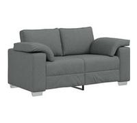 Canape dangle droit fixe haba trading b.v. moment 2 places en tissu gris gris